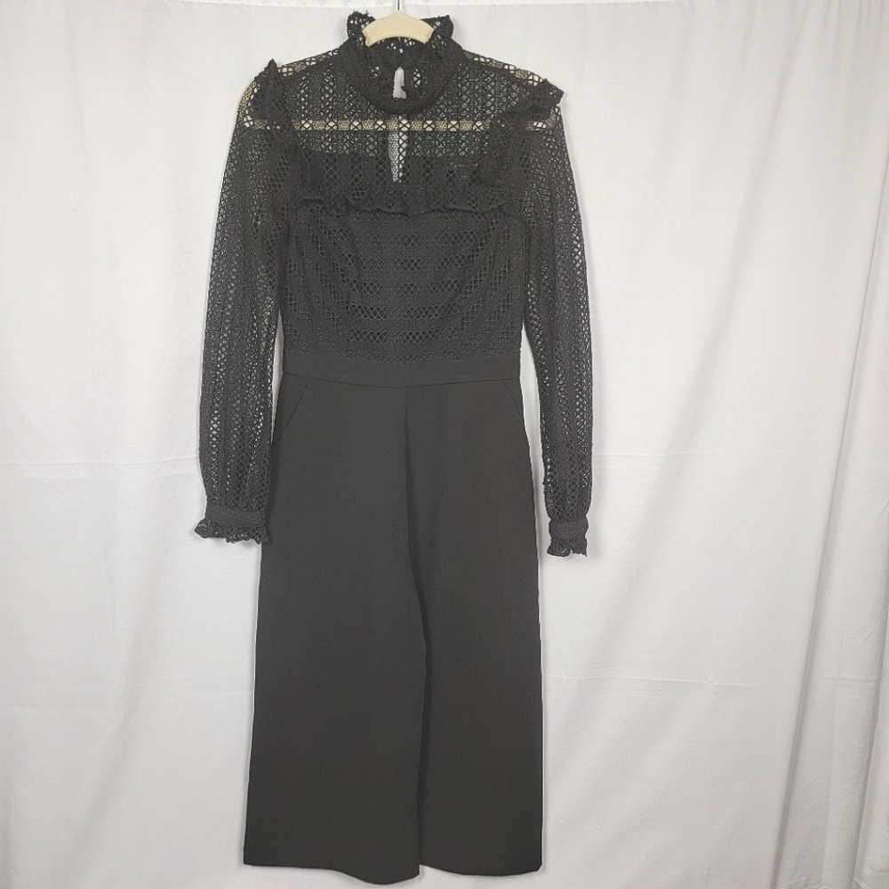 Black Lace Jumpsuit #1279